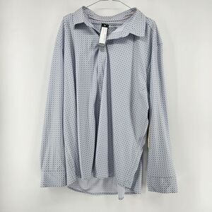Hawker Rye Men's Light Blue XXL Commuter Knoven Long Sleeve Shirt NWT‎